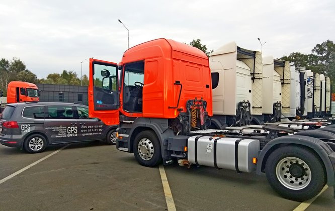 Оптимізація вантажоперевезень тягачем Scania R410 з системою GPS-моніторингу