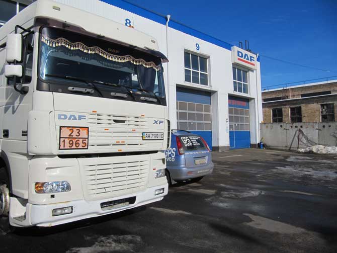 GPSavto на офіційному сервісі DAF Trucks N.V. в Україні